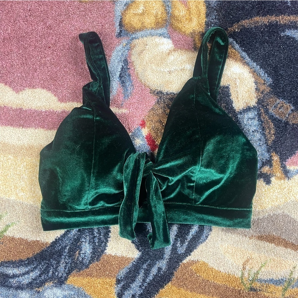 CROP TOP VELOUR